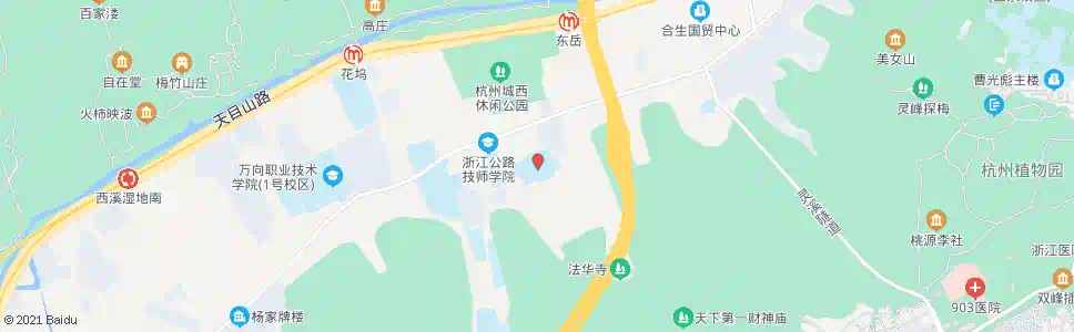 杭州东方中学_公交站地图_杭州公交_妙搜公交查询2025