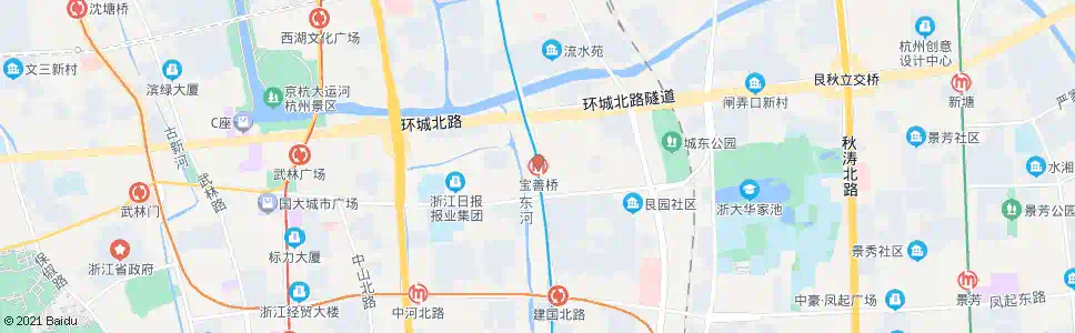 杭州宝善桥_公交站地图_杭州公交_妙搜公交查询2025