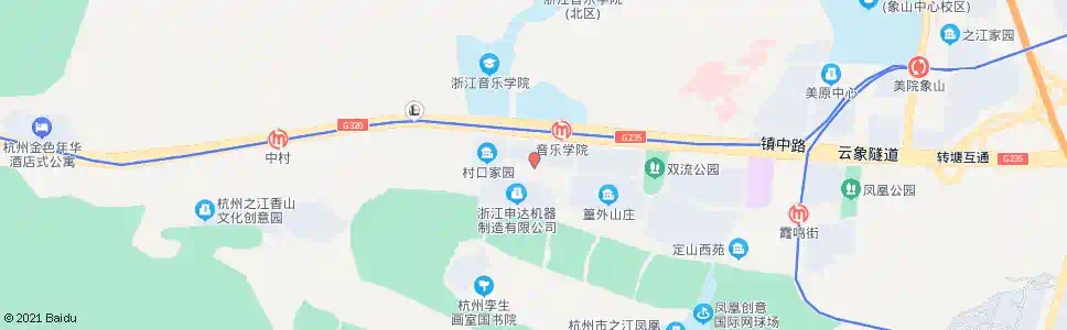 杭州象山人家南_公交站地图_杭州公交_妙搜公交查询2025