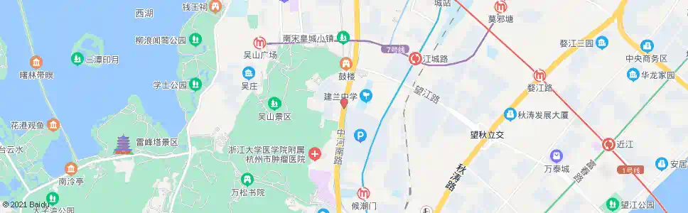 杭州通江桥_公交站地图_杭州公交_妙搜公交查询2025