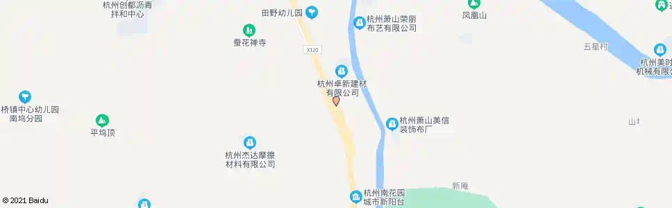 杭州潘山集团_公交站地图_杭州公交_妙搜公交查询2025