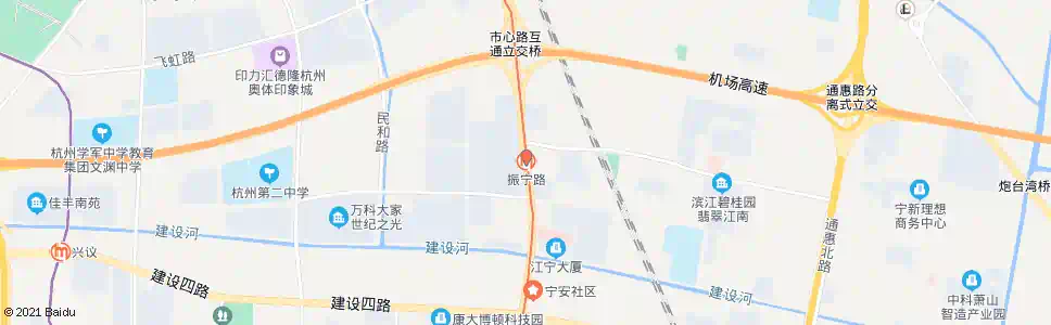 杭州振宁路站_公交站地图_杭州公交_妙搜公交查询2025