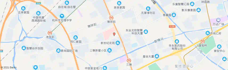 杭州金厦公寓_公交站地图_杭州公交_妙搜公交查询2025