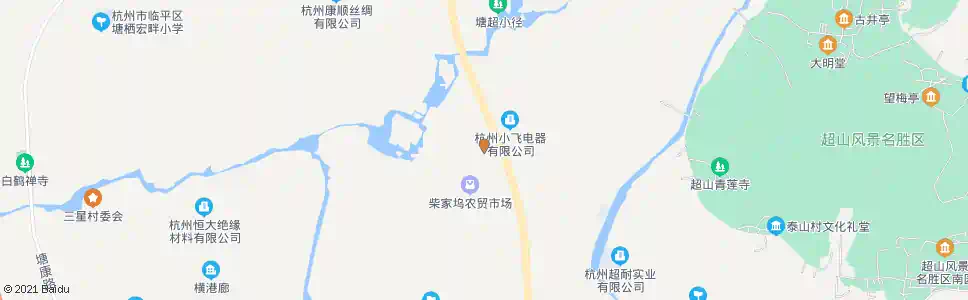 杭州柴家坞村委_公交站地图_杭州公交_妙搜公交查询2025