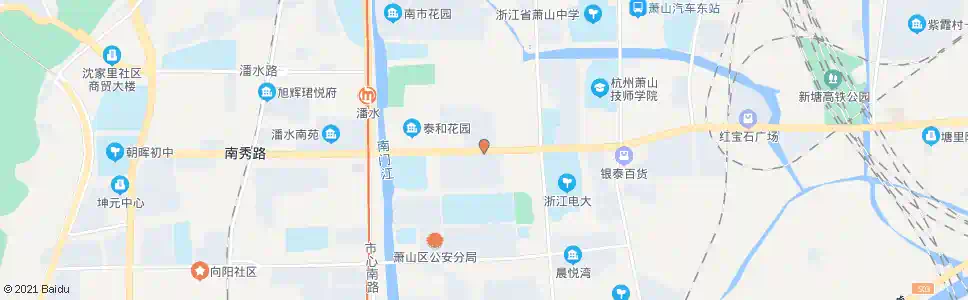 杭州世纪联华南环路店_公交站地图_杭州公交_妙搜公交查询2025