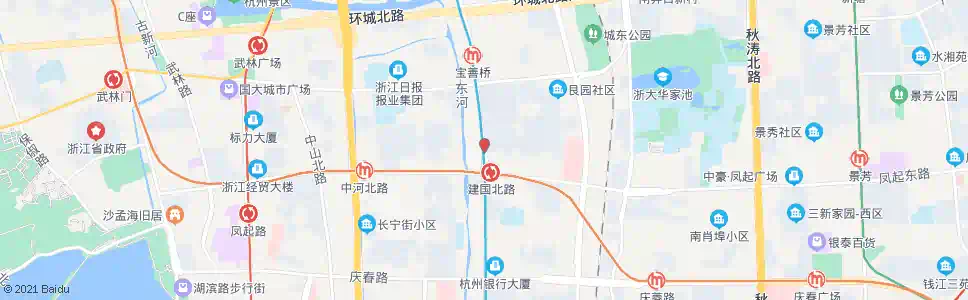 杭州所巷(地铁建国北路站)_公交站地图_杭州公交_妙搜公交查询2025