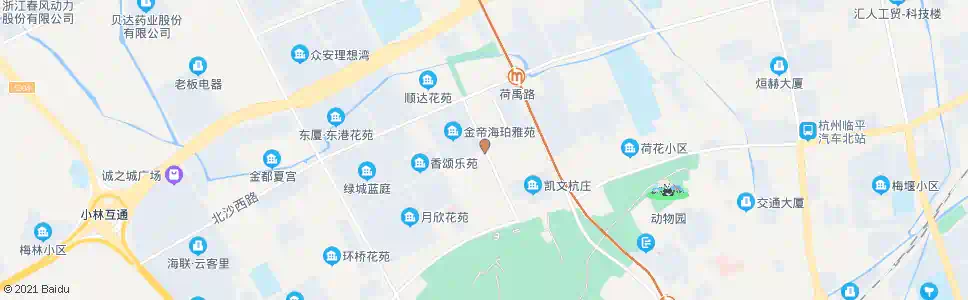 杭州振兴西路雨荷路口_公交站地图_杭州公交_妙搜公交查询2025