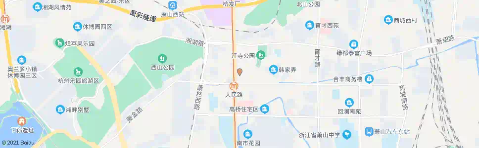 杭州新世纪广场_公交站地图_杭州公交_妙搜公交查询2025