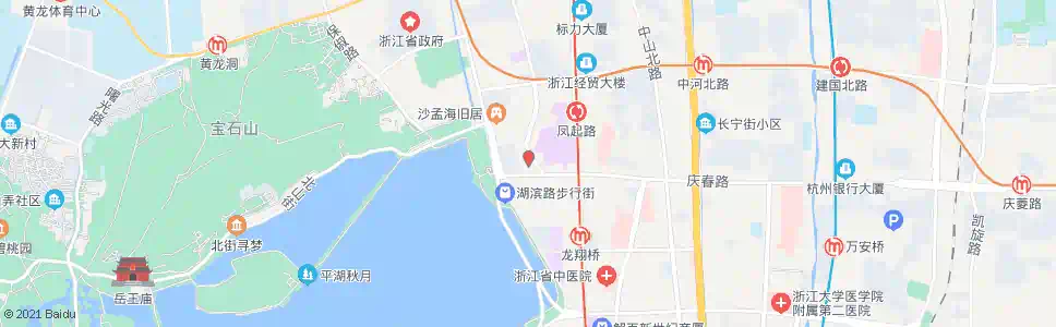 杭州六公园_公交站地图_杭州公交_妙搜公交查询2025