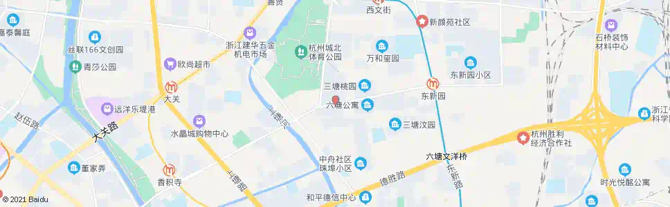 杭州三塘南村_公交站地图_杭州公交_妙搜公交查询2025