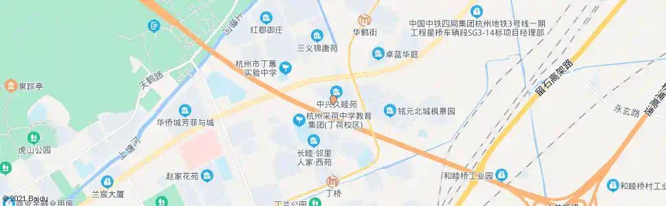 杭州胡家村_公交站地图_杭州公交_妙搜公交查询2025