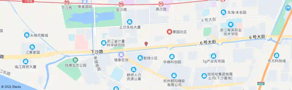杭州许巷加油站_公交站地图_杭州公交_妙搜公交查询2025