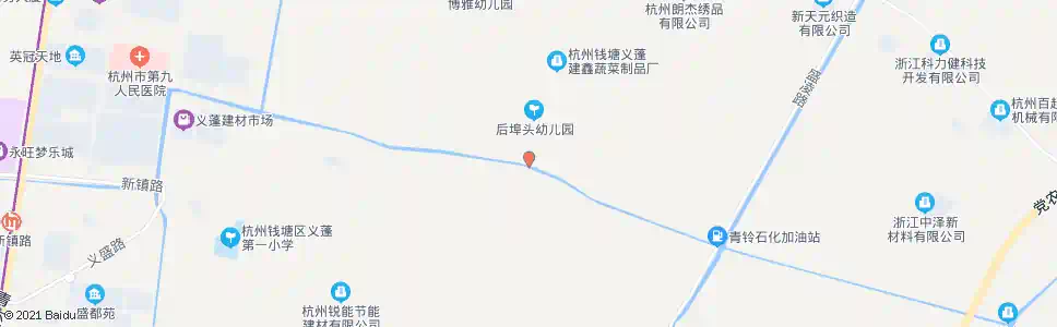 杭州后埠头_公交站地图_杭州公交_妙搜公交查询2025