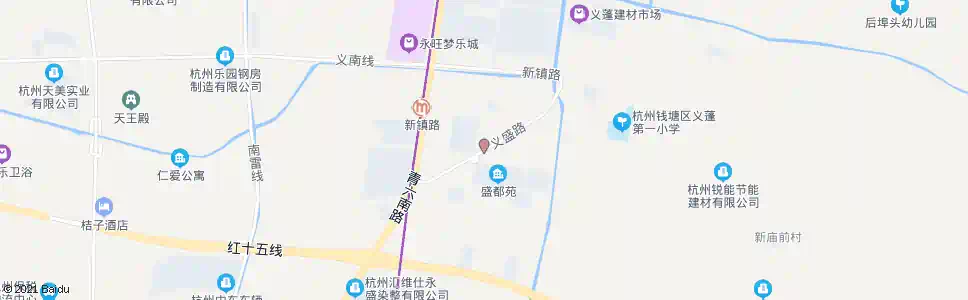 杭州义蓬路口_公交站地图_杭州公交_妙搜公交查询2025