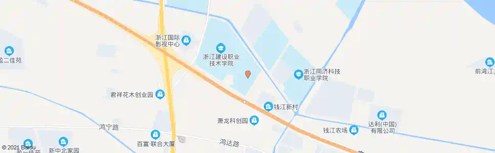 杭州旅游学院_公交站地图_杭州公交_妙搜公交查询2025