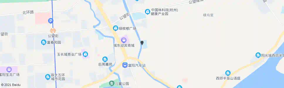 杭州富阳二中_公交站地图_杭州公交_妙搜公交查询2025