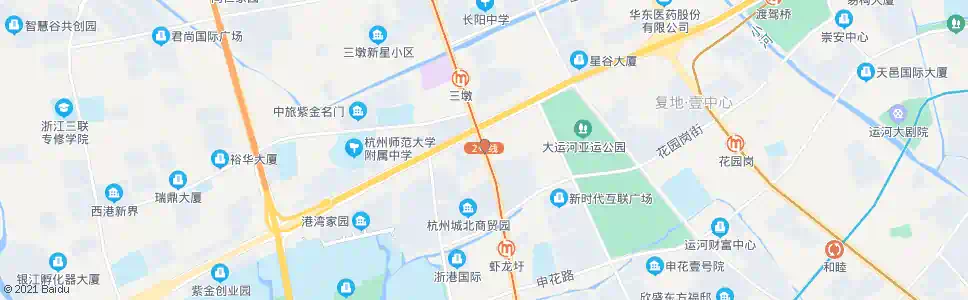 杭州古墩路石祥西路口_公交站地图_杭州公交_妙搜公交查询2025