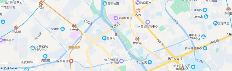 杭州哑巴弄_公交站地图_杭州公交_妙搜公交查询2025