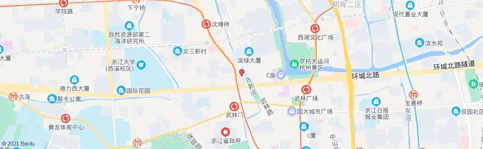 杭州区职教中心_公交站地图_杭州公交_妙搜公交查询2025