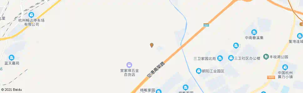 杭州宣家埠一区_公交站地图_杭州公交_妙搜公交查询2025