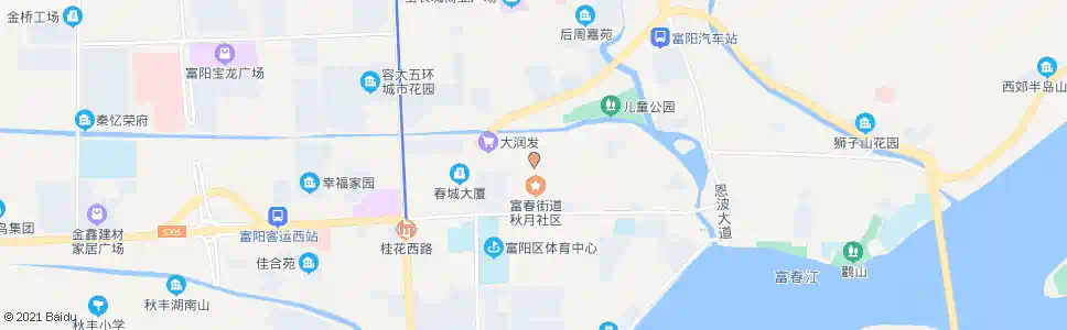 杭州秋月社区_公交站地图_杭州公交_妙搜公交查询2025