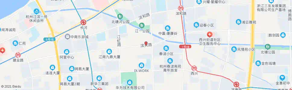杭州滨兴路江晖路口_公交站地图_杭州公交_妙搜公交查询2025