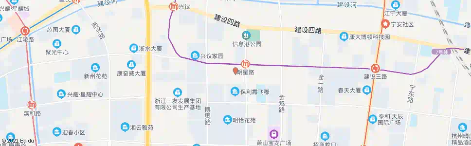 杭州杭州湾信息港_公交站地图_杭州公交_妙搜公交查询2025