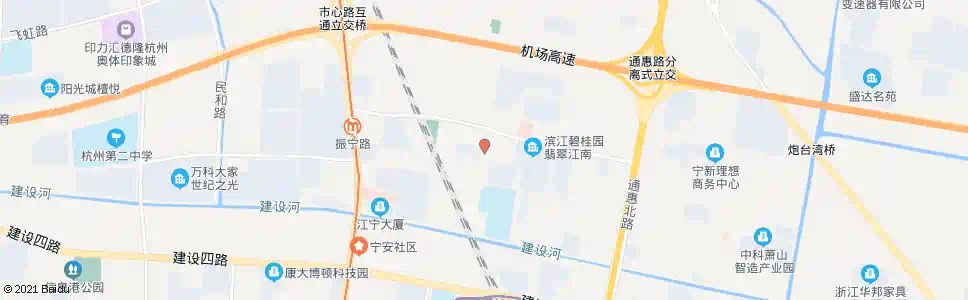 杭州新安村南_公交站地图_杭州公交_妙搜公交查询2025