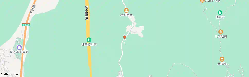 杭州梅坞南口_公交站地图_杭州公交_妙搜公交查询2025