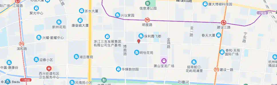 杭州建设二路_公交站地图_杭州公交_妙搜公交查询2025