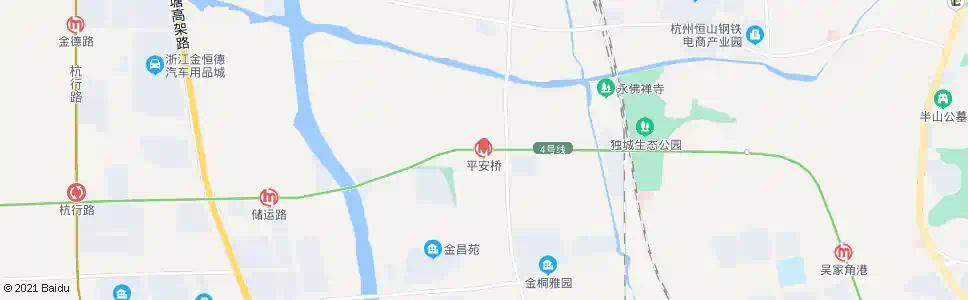 杭州平安桥_公交站地图_杭州公交_妙搜公交查询2025