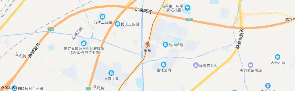 杭州地铁翁梅站_公交站地图_杭州公交_妙搜公交查询2025