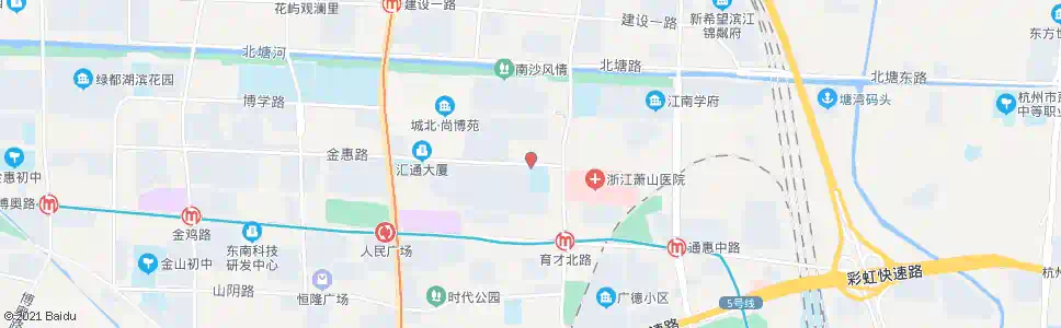 杭州金帆学校_公交站地图_杭州公交_妙搜公交查询2025
