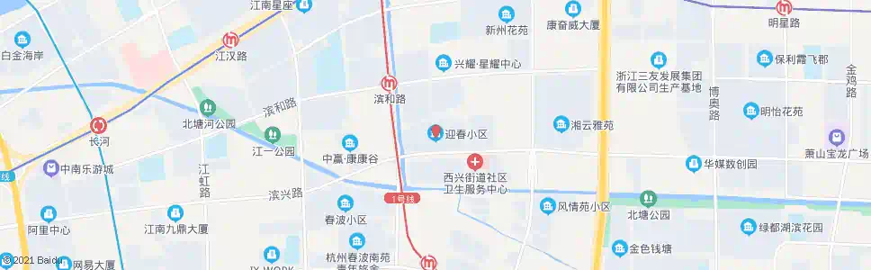 杭州迎春小区_公交站地图_杭州公交_妙搜公交查询2025