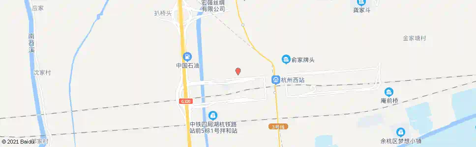 杭州庙前_公交站地图_杭州公交_妙搜公交查询2025