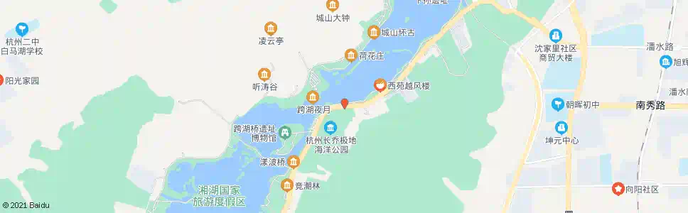 杭州跨湖桥_公交站地图_杭州公交_妙搜公交查询2025
