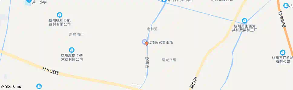 杭州老埠头村_公交站地图_杭州公交_妙搜公交查询2025