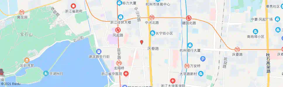杭州众安桥北_公交站地图_杭州公交_妙搜公交查询2025