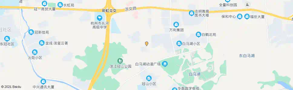 杭州长河汤家桥_公交站地图_杭州公交_妙搜公交查询2025