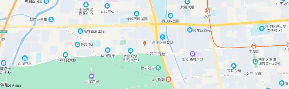 杭州蒋村兴达苑(南)_公交站地图_杭州公交_妙搜公交查询2025