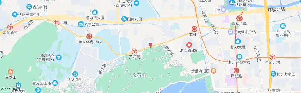 杭州松木场_公交站地图_杭州公交_妙搜公交查询2025