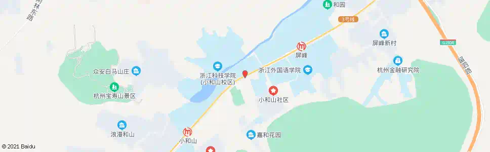 杭州浙江科技学院_公交站地图_杭州公交_妙搜公交查询2025