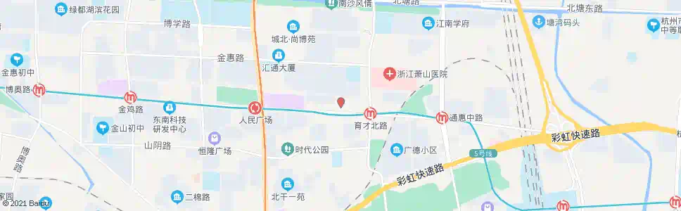 杭州汇德隆银隆百货(家电超市)_公交站地图_杭州公交_妙搜公交查询2025