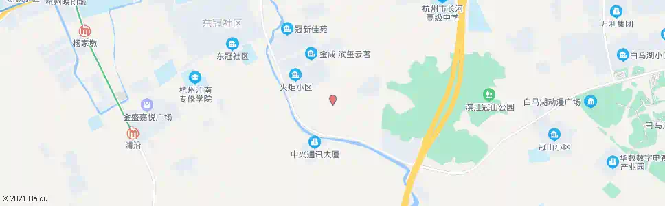 杭州山二村_公交站地图_杭州公交_妙搜公交查询2025