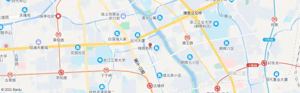 杭州米市巷_公交站地图_杭州公交_妙搜公交查询2025
