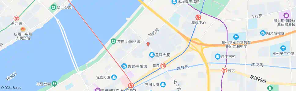 杭州西兴路滨盛路口_公交站地图_杭州公交_妙搜公交查询2025