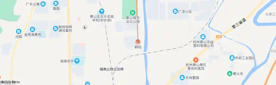 杭州地铁朝阳站_公交站地图_杭州公交_妙搜公交查询2025