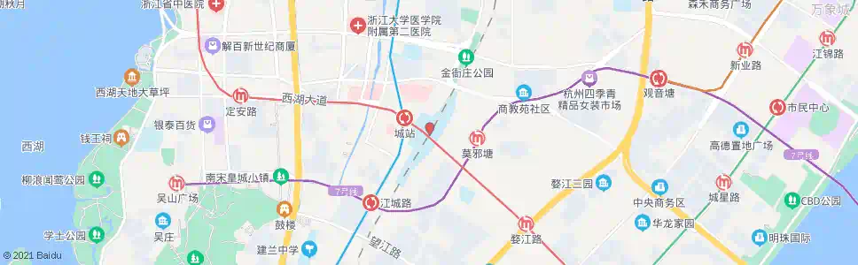 杭州一号路_公交站地图_杭州公交_妙搜公交查询2025