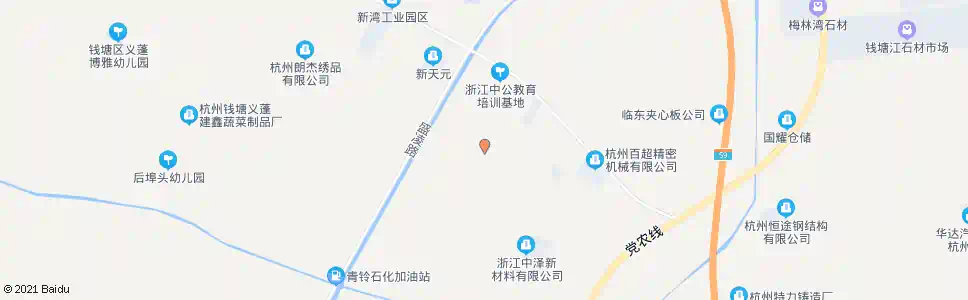 杭州共裕村北_公交站地图_杭州公交_妙搜公交查询2025