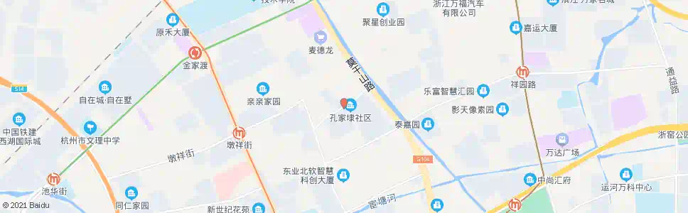 杭州徐家斗_公交站地图_杭州公交_妙搜公交查询2025